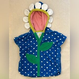Baby Boden Infant Daisy Terry Cloth Toweling Hooded Swim Cover Up